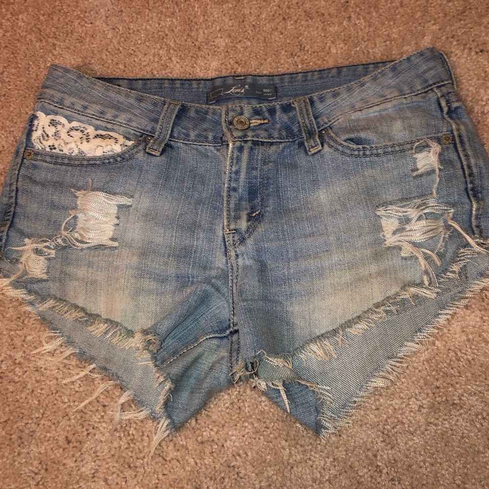 Levi denim shorts